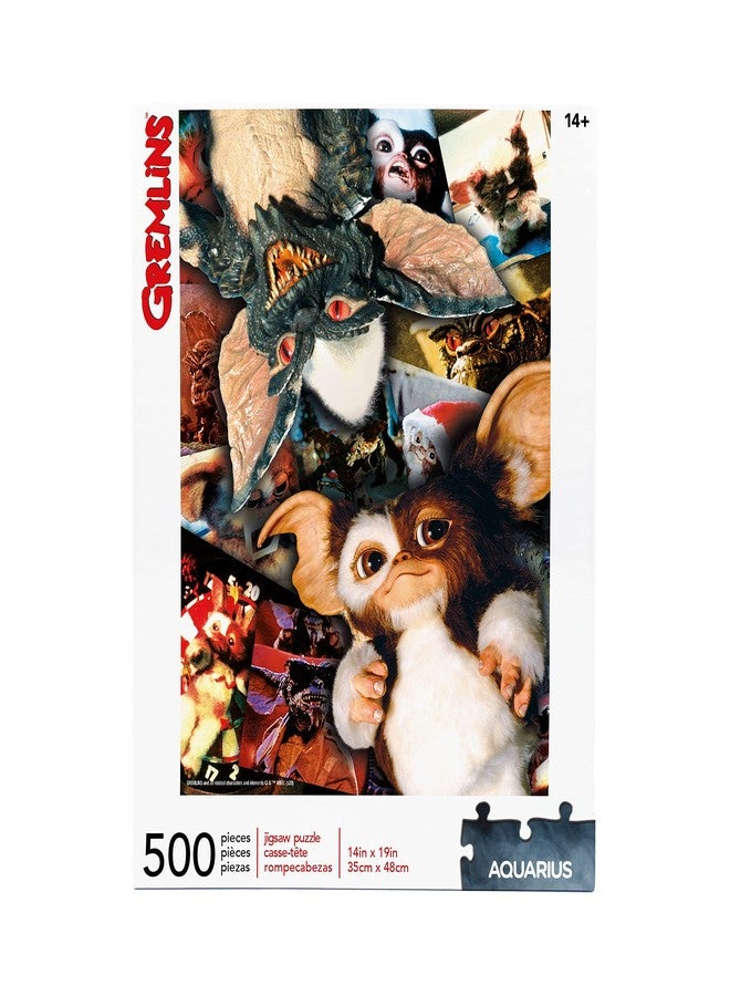 AQUARIUS Gremlins Puzzle (500 Piece Jigsaw Puzzle) - Glare Free - Precision Fit - Virtually No Puzzle Dust - Officially Licensed Gremlins Merchandise & Collectibles - 14 x 19 Inches - Image 1